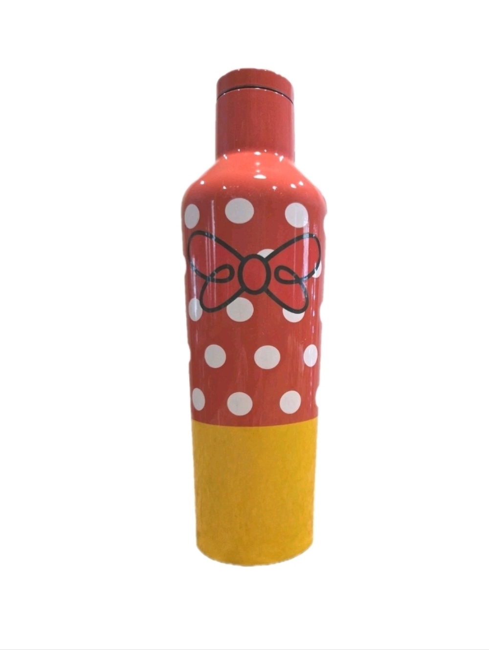 Disneyland Minnie Mouse Canteen/Tumblers by Corkcicle Red Black Polkadots NWT